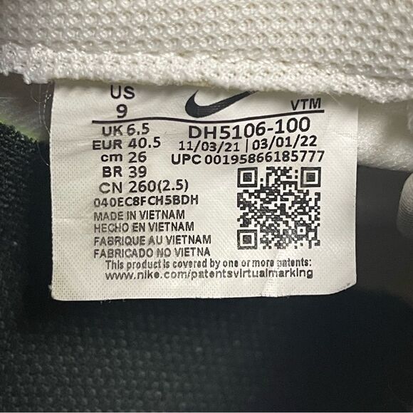 Nike Air Max Pre-Day DH5106-100 Women's White/Black Sneakers Size 9 - Picture 3 of 16